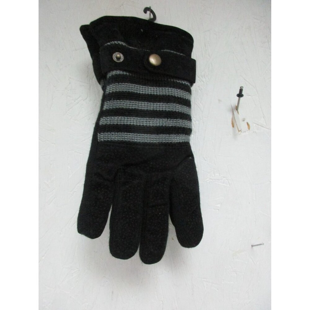 Men's G Man's Synthetic Gloves Black/Gray One Size Fits All New !!!